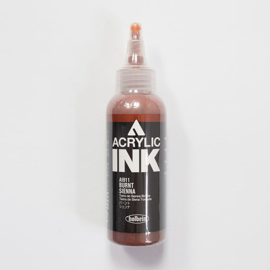 Holbein Acrylic Ink AI911 Burnt Sienna A 100ml