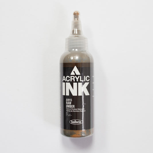 Holbein Acrylic Ink AI915 Raw Umber A 100ml