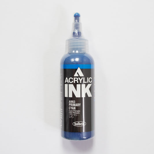 Holbein Acrylic Ink AI953 Primary Cyan B 100ml