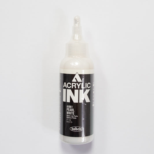 Holbein Acrylic Ink AI961 Pearl White D 100ml