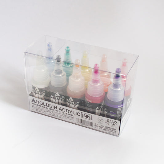 Holbein Acrylic Ink 10 Color Set 30ml