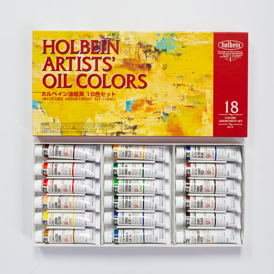 Holbein Oil Color 18 Color Set 10ml