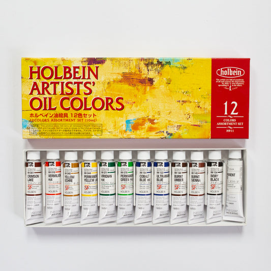 Holbein Oil Color 12 Color Set 10ml