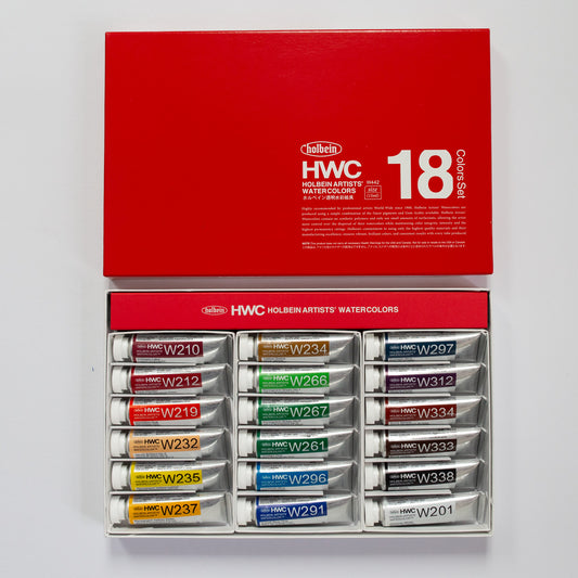 Holbein Artists' Watercolor Set 18 15ml