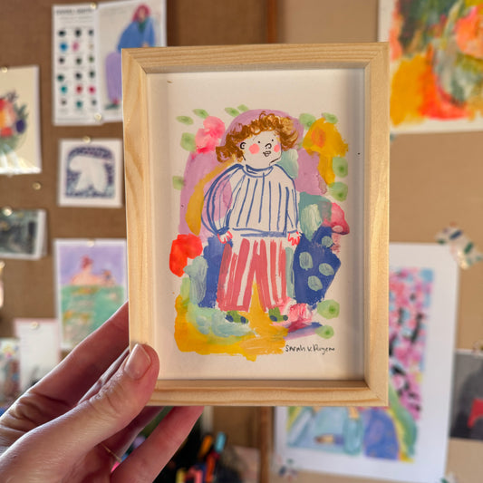 Workshop Kinderportretjes maken door Sarah van Dongen 16 mei 2026 14.00-16.00u