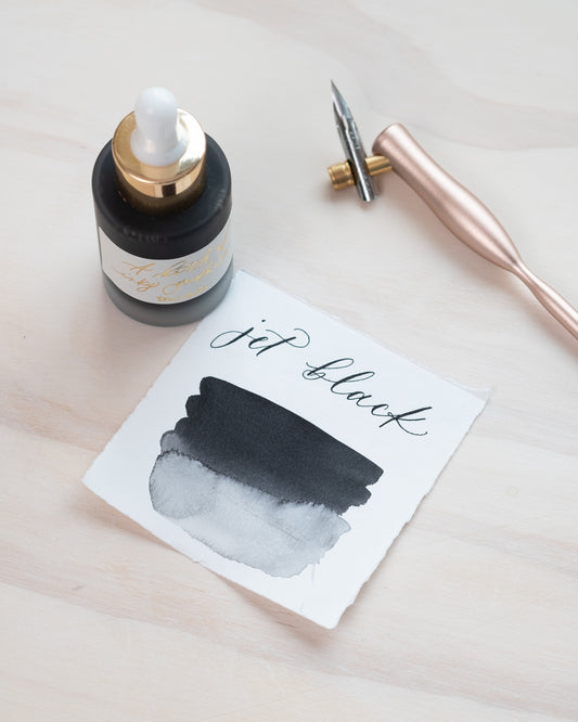 Tom's Studio Calligraphy Ink Jet Black