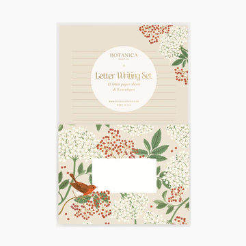 Elderberry letter writing set by Botanica Paper co.