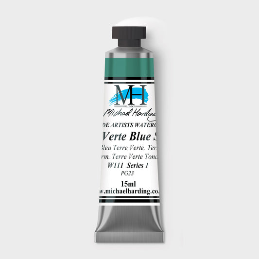 Micheal Harding Artist Watercolour 15ml W111 Terre Verte Blue Shade S1