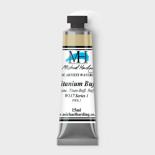 Micheal Harding Artist Watercolour 15ml W117 Titanium Buff S1