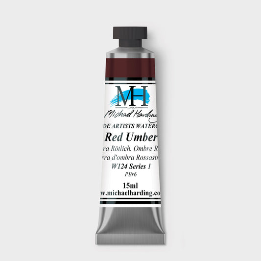 Micheal Harding Artist Watercolour 15ml W124 Red Umber S1