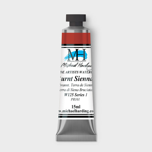 Micheal Harding Artist Watercolour 15ml W125 Burnt Sienna S1