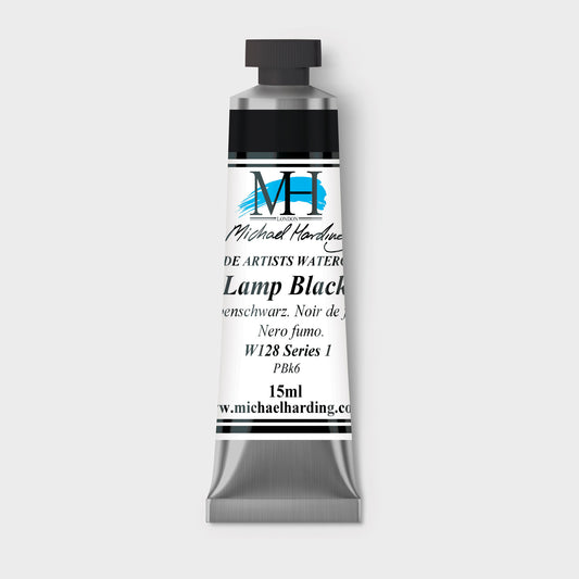 Micheal Harding Artist Watercolour 15ml W128 Lamp Black S1