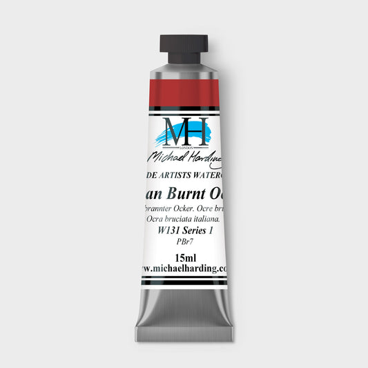 Micheal Harding Artist Watercolour 15ml W131 Italian Burnt Ochre S1