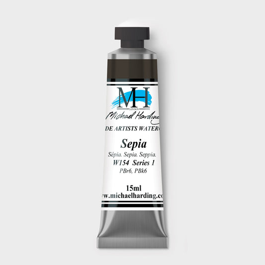 Micheal Harding Artist Watercolour 15ml W154 Sepia S1