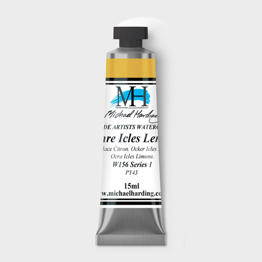 Micheal Harding Artist Watercolour 15ml W156 Ochre Icles Lemon S1