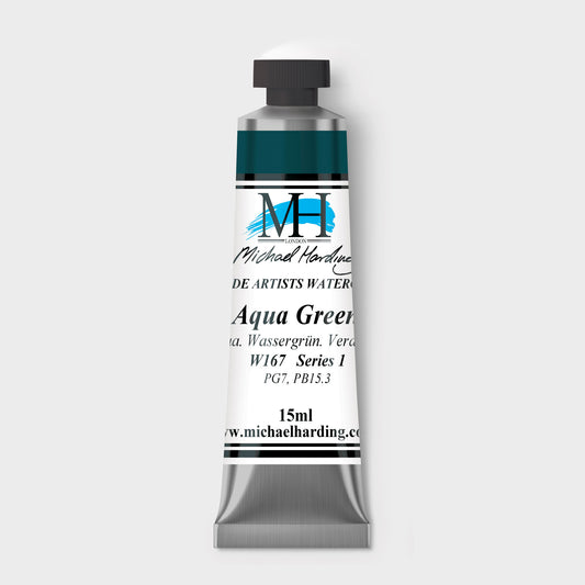 Micheal Harding Artist Watercolour 15ml W167 Aqua Green S1