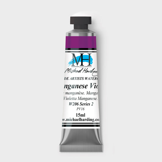 Micheal Harding Artist Watercolour 15ml W206 Manganese Violet S2