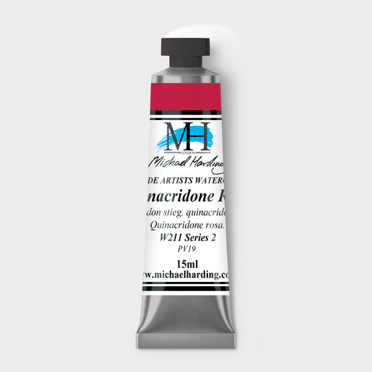 Micheal Harding Artist Watercolour 15ml W211 Quinacridone Rose S2