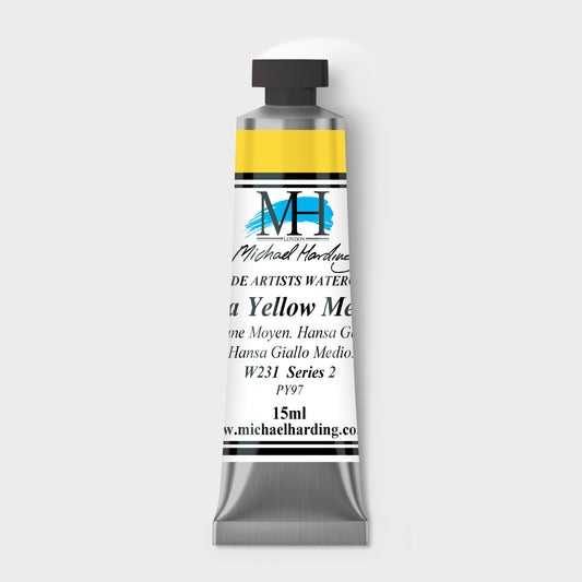 Micheal Harding Artist Watercolour 15ml W231 Hansa Yellow Medium S2