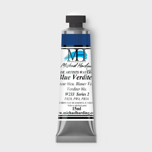 Micheal Harding Artist Watercolour 15ml W233 Blue Verditer S2