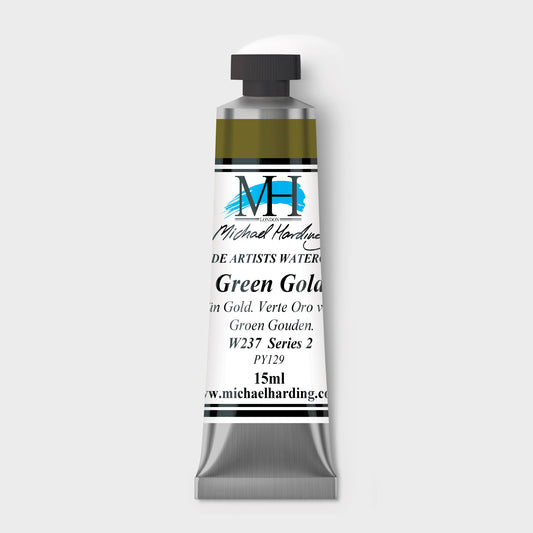 Micheal Harding Artist Watercolour 15ml W237 Green Gold S2
