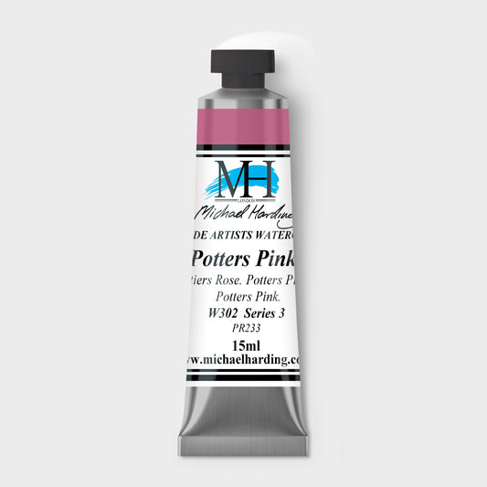Micheal Harding Artist Watercolour 15ml W302 Potters Pink S3