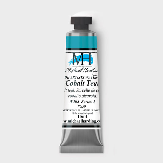 Micheal Harding Artist Watercolour 15ml W303 Cobalt Teal S3