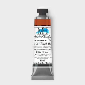 Micheal Harding Artist Watercolour 15ml W311 Quinacridone Bronze S3