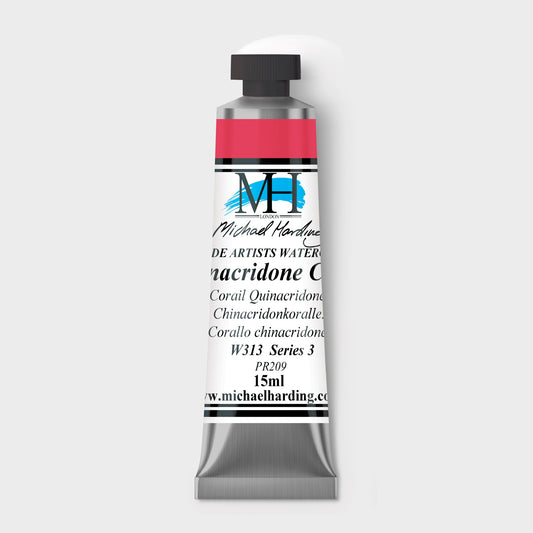 Micheal Harding Artist Watercolour 15ml W313 Quinacridone Coral S3