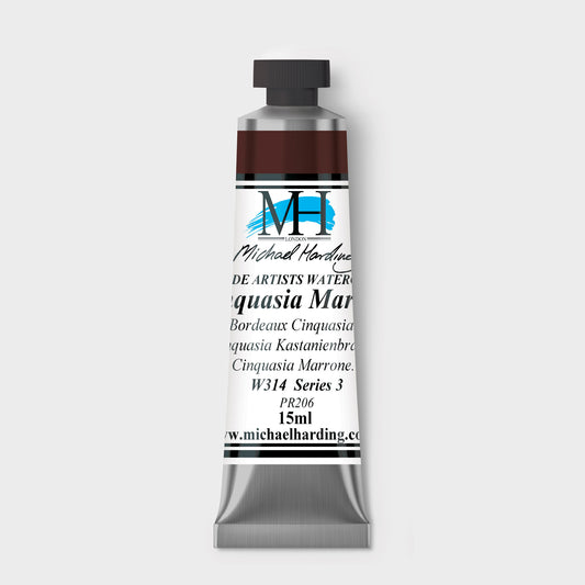 Micheal Harding Artist Watercolour 15ml W314 Cinquasia Maroon S3