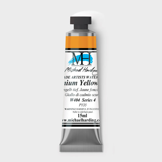 Micheal Harding Artist Watercolour 15ml W404 Cadmium Yellow Deep S4