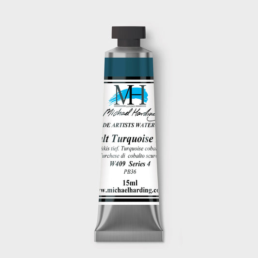 Micheal Harding Artist Watercolour 15ml W409 Cobalt Turquoise Deep S4