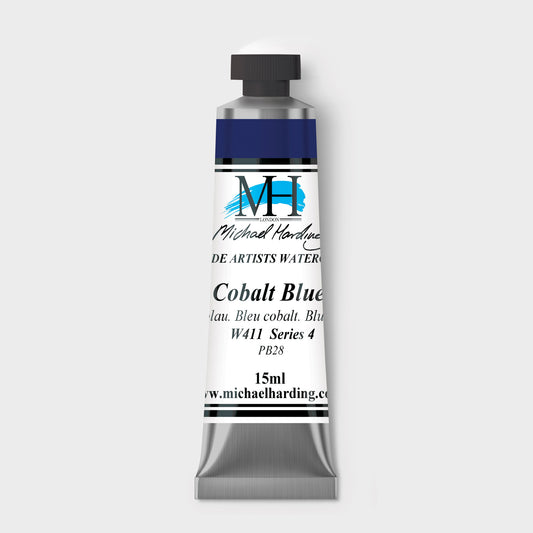 Micheal Harding Artist Watercolour 15ml W411 Cobalt Blue S4