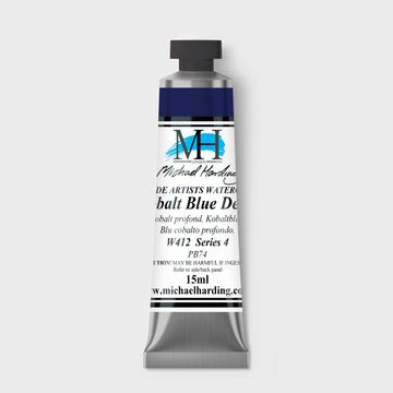 Micheal Harding Artist Watercolour 15ml W412 Cobalt Blue Deep S4