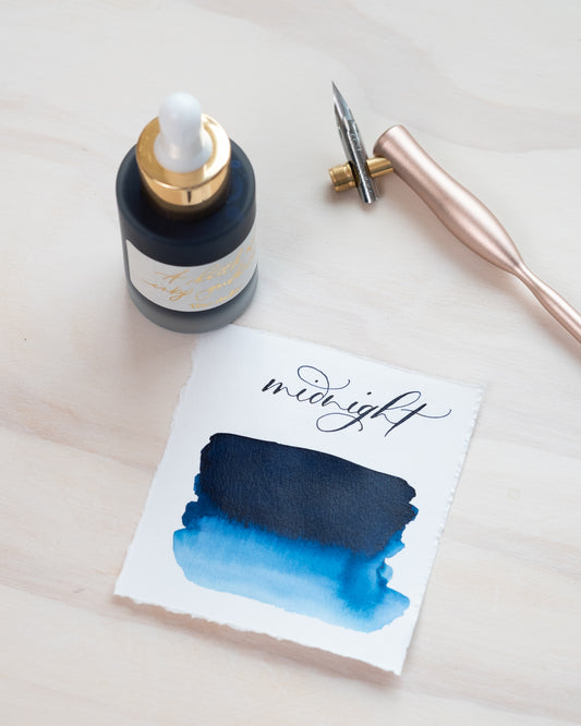 Tom's Studio Calligraphy Ink Midnight