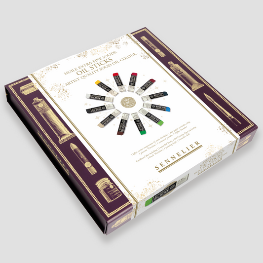 Sennelier Oil sticks set mini 12 + Accessoires