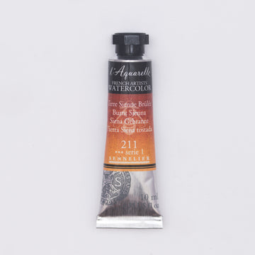 Sennelier l'Aquarelle 10ml Burnt Sienna S1