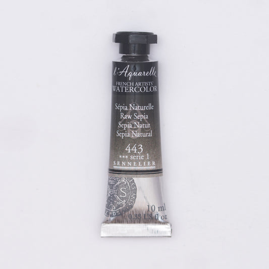 Sennelier l'Aquarelle 443 Raw Sepia 10ml S1