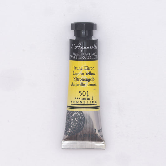 Sennelier l'Aquarelle 501 Lemon Yellow 10ml S1