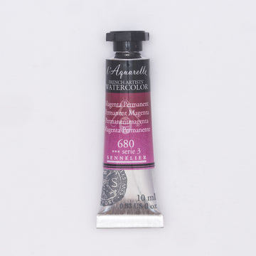 Sennelier l'Aquarelle 680 Permanent Magenta 10ml S3