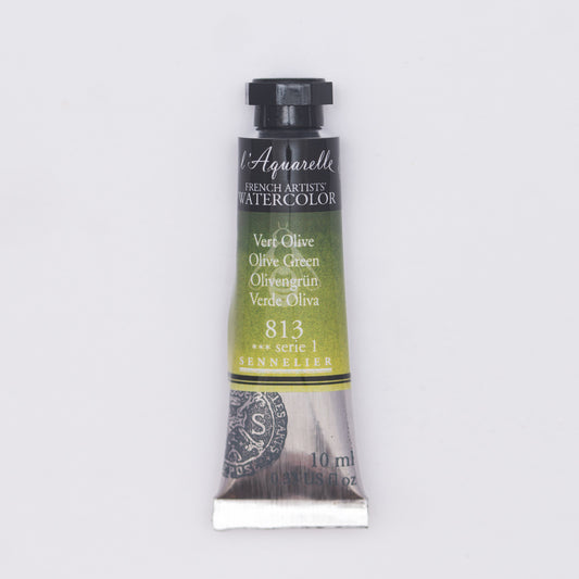 Sennelier l'Aquarelle 813 Olive Green 10ml S1