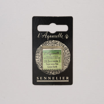 Sennelier l'Aquarelle half pan Green Earth S1