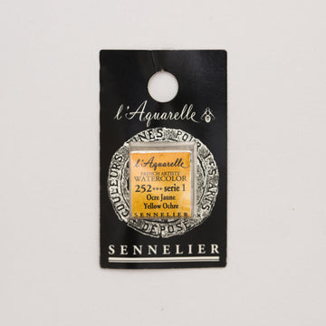 Sennelier l'Aquarelle half pan Yellow Ochre S1