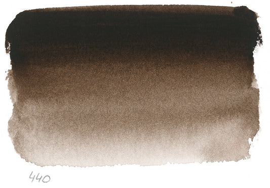 Sennelier l'Aquarelle 440 Warm Sepia half pan S1