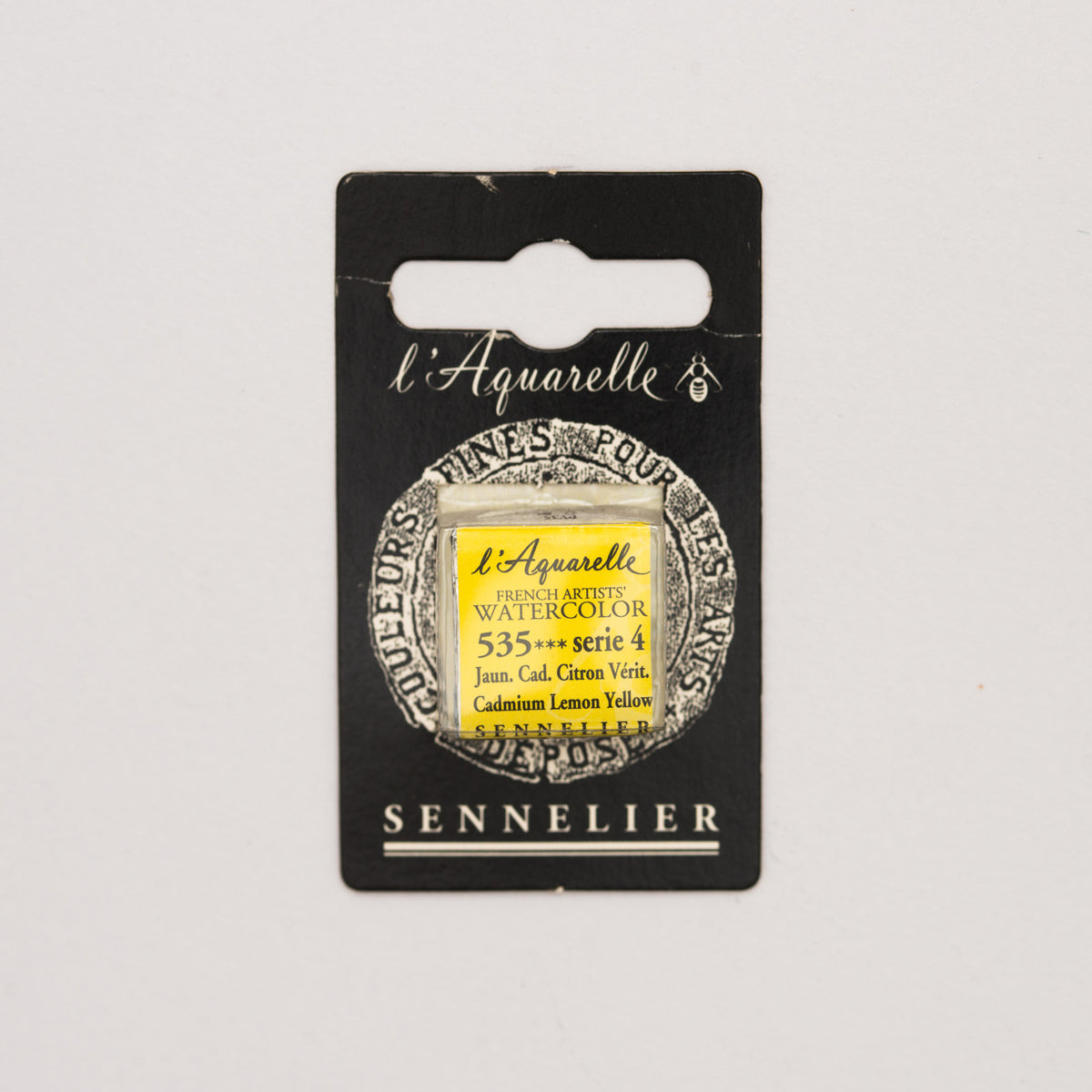 Sennelier l'Aquarelle half pan Cadmium Lemon Yellow S4