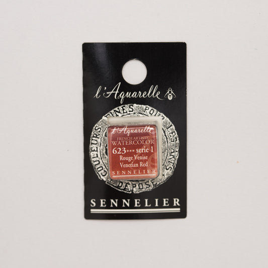 Sennelier l'Aquarelle 623 Venetian Red half pan S1