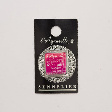 Sennelier l'Aquarelle half pan Opera Rose S2