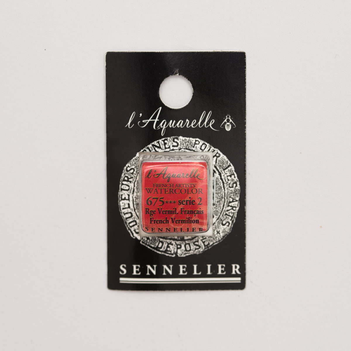Sennelier l'Aquarelle half pan French Vermilion S2