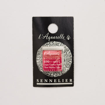 Sennelier l'Aquarelle half pan Rose Madder Lake S2