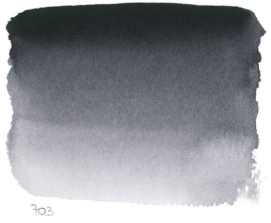 Sennelier l'Aquarelle 703 Payne's Grey half pan S1